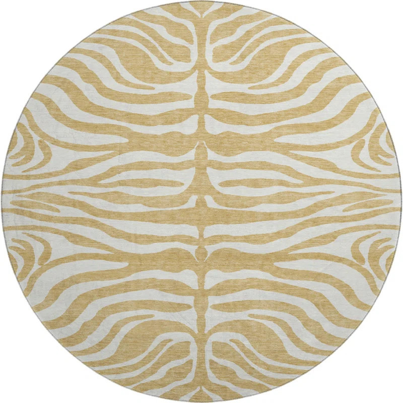 Premium Machine Washable Goulven AMF1042 Animal Print Rug | Wayfair North America