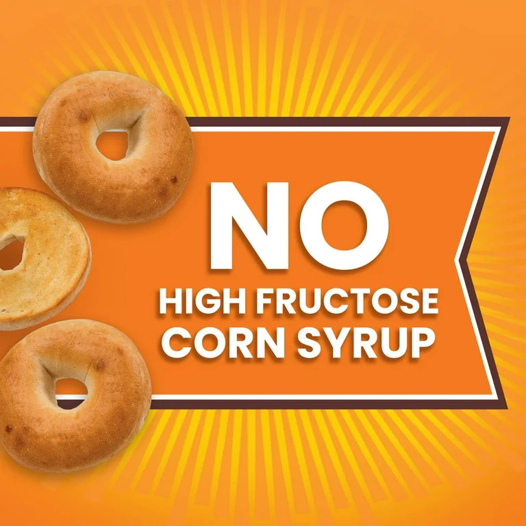 Thomas' Plain Mini Bagels, 10 count, Kosher Mini Bagels, 15 oz Bag - Walmart.com | Walmart (US)