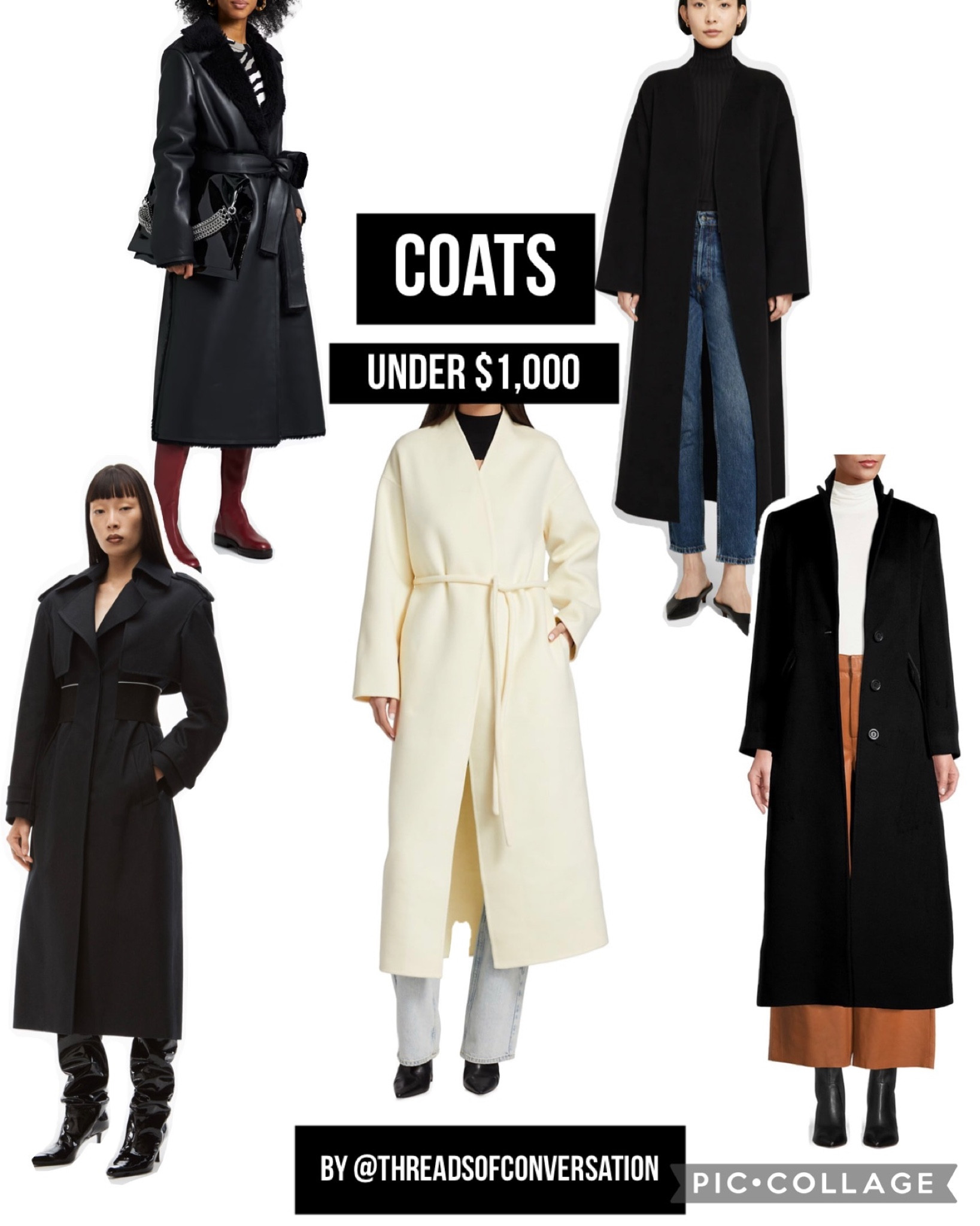 COAT SERIES: top picks under $1,000. All options are linked in my bio to shop! 

#LTKsalealert #LTKstyletip #LTKSeasonal