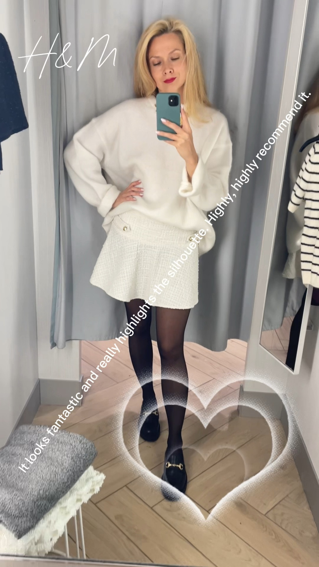A very lovely and high-quality white Chanel fabric skirt paired with a natural mohair sweater. It looks fantastic and really highlights the silhouette. Highly, highly recommend it.

#LTKStyleTip #LTKWorkwear #LTKU