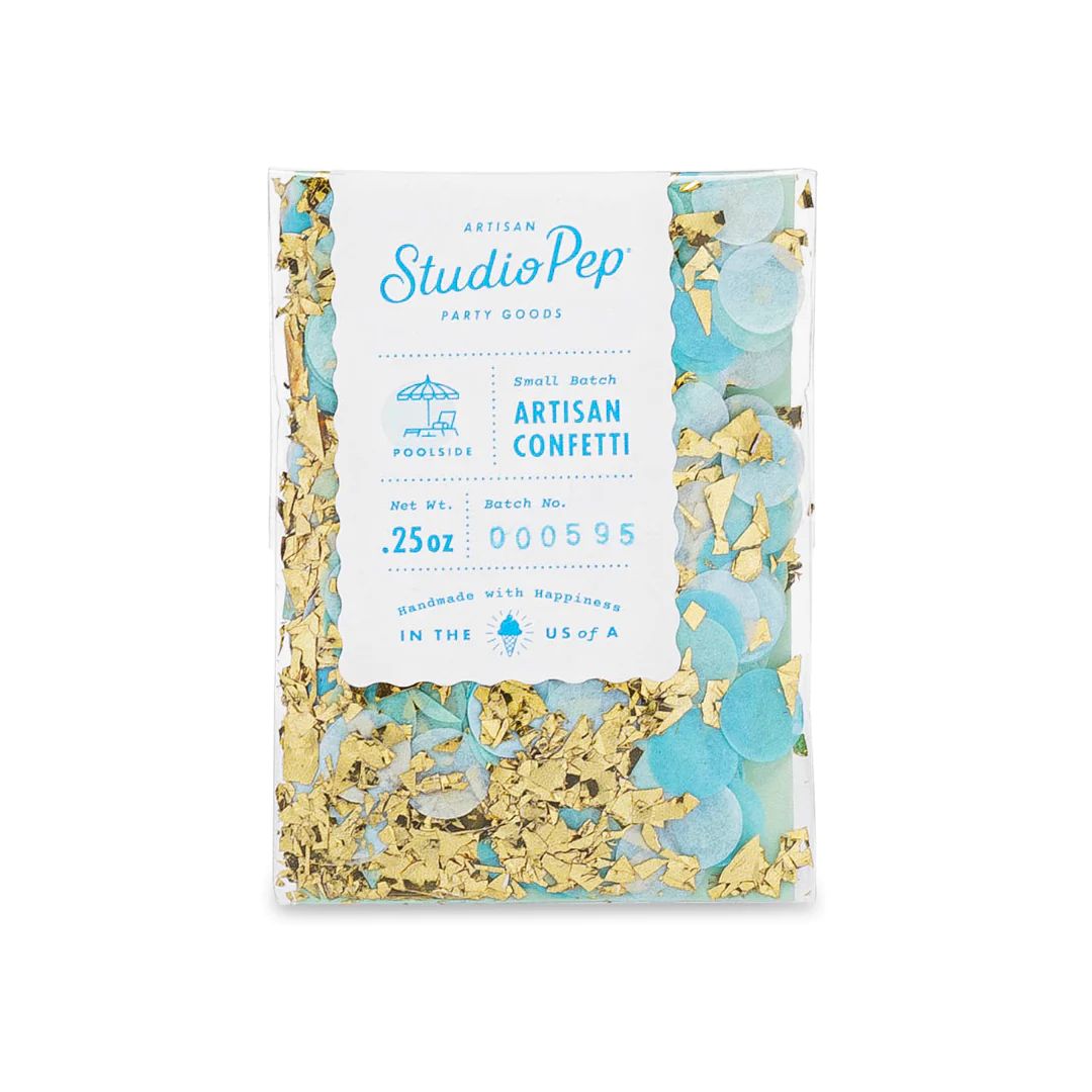 Poolside Blue Confetti Pack | Ellie and Piper