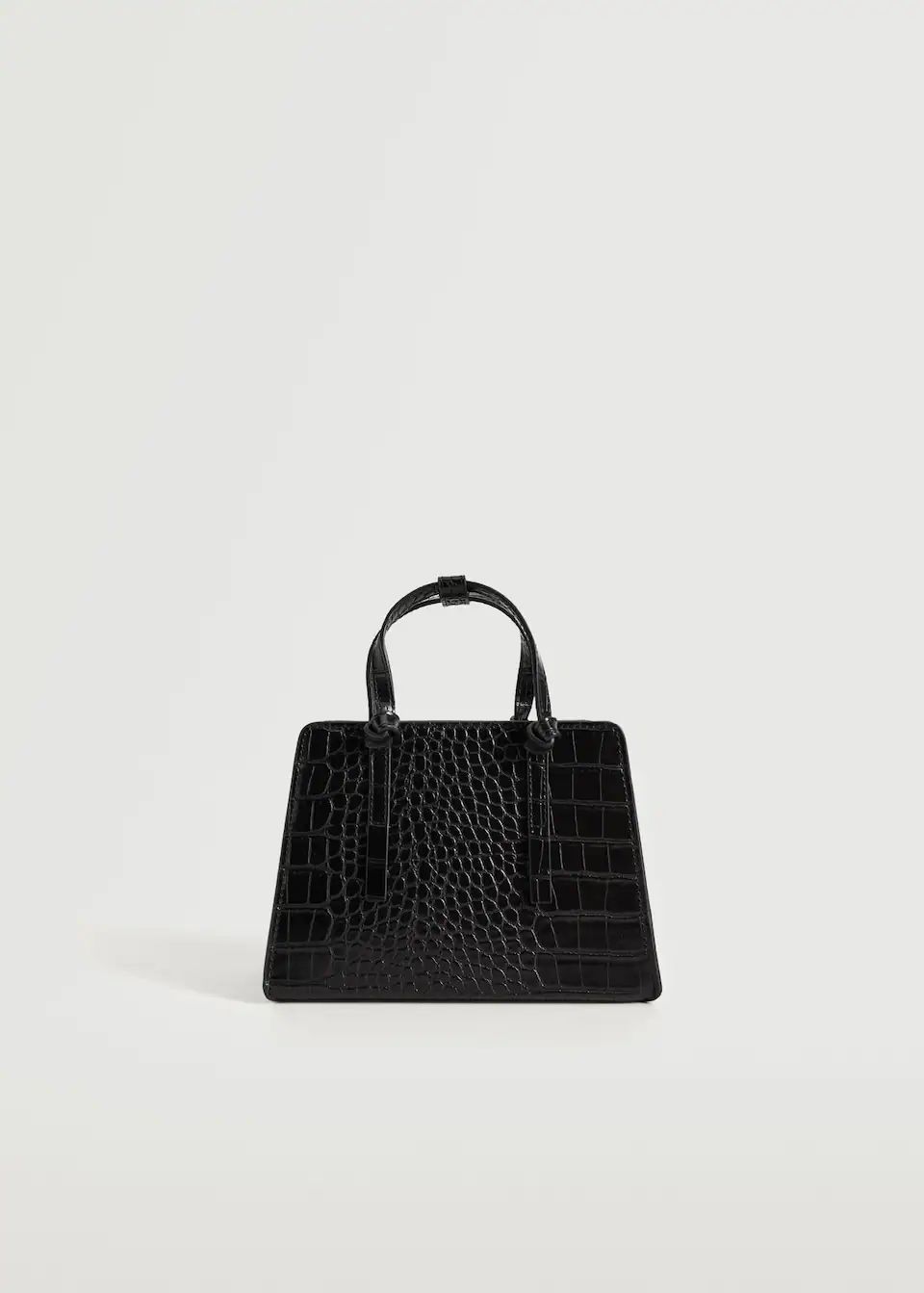 Croc-effect mini bag | MANGO (UK)