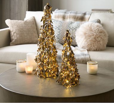 Light Up Rustic Leaf Trees | Pottery Barn (US)