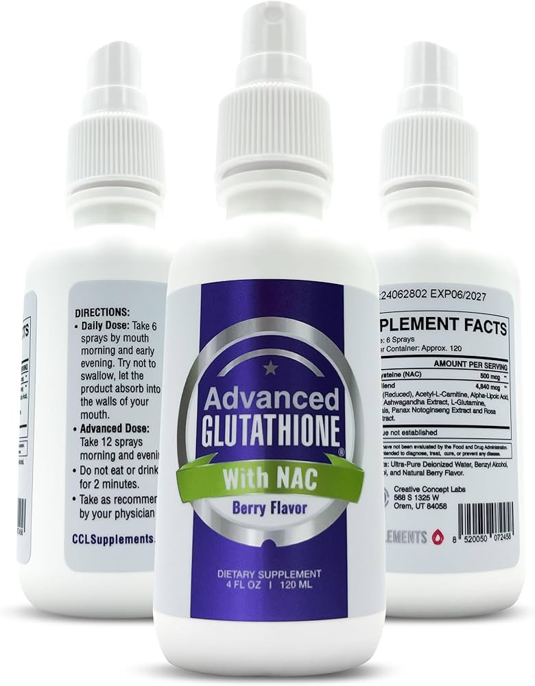 Liquid Liposomal Glutathione Spray - Maximum Absorption Glutathione Supplement with NAC, Ashwagan... | Amazon (US)