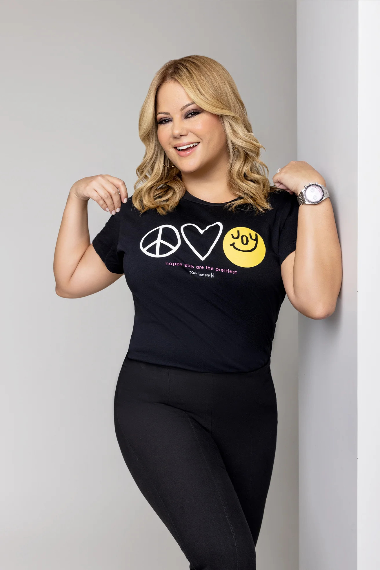 3 Symbols Tee | Peace Love World