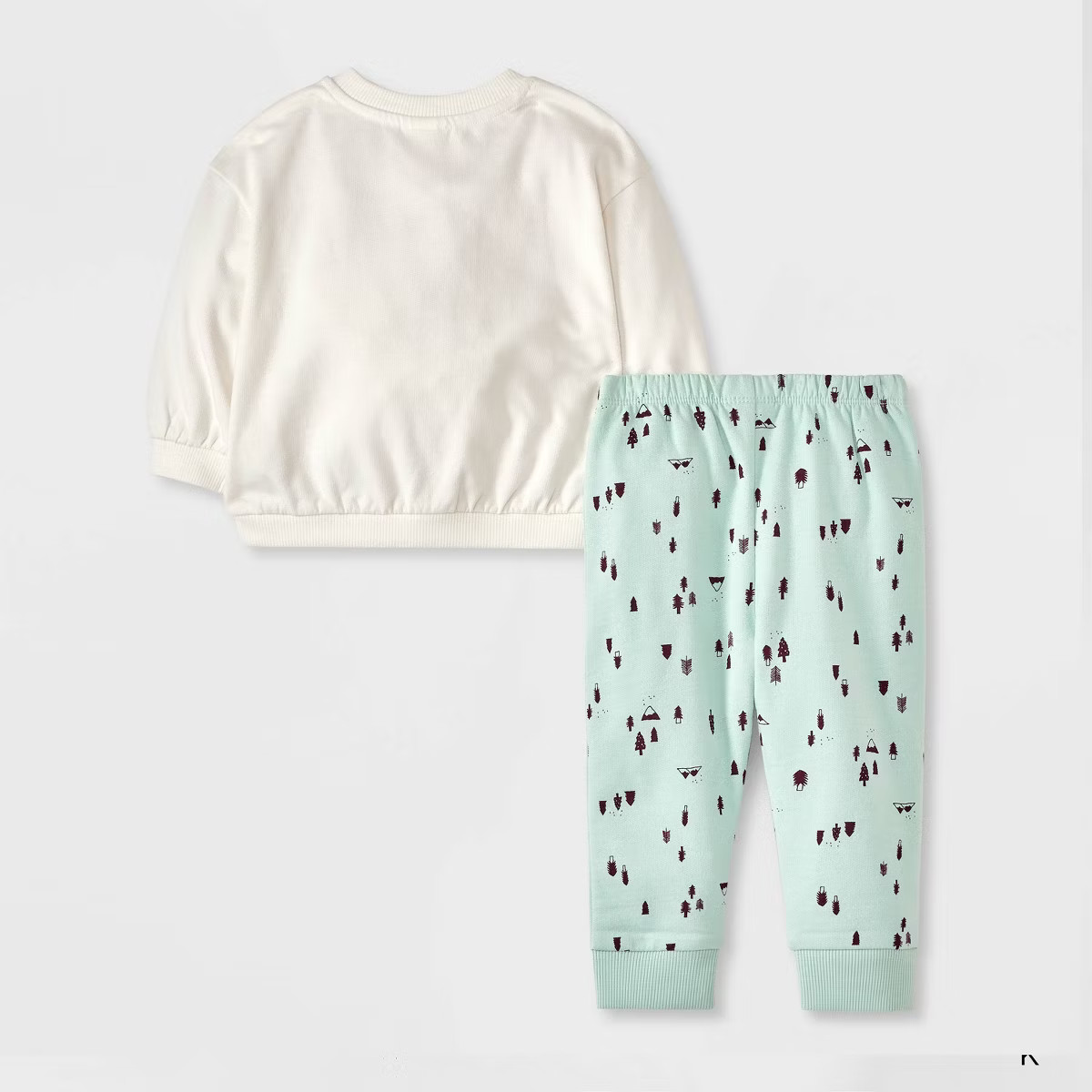 Baby Tree Fleece Sweatshirt & Fleece Jogger Pants Set - Cat & Jack™ Cream | Target