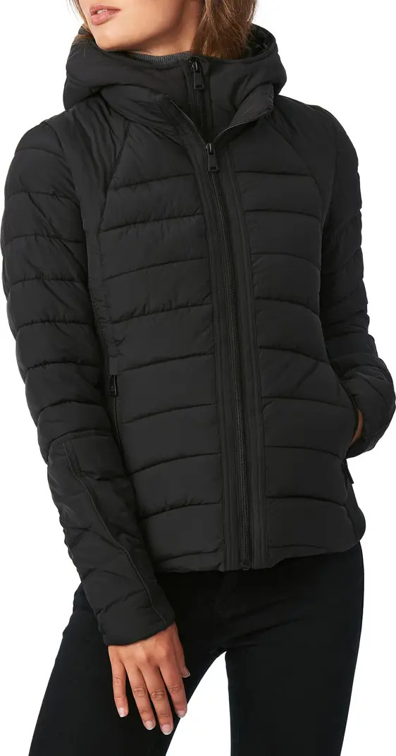 Bernardo Hooded Quilted Water Repellent Jacket | Nordstrom | Nordstrom