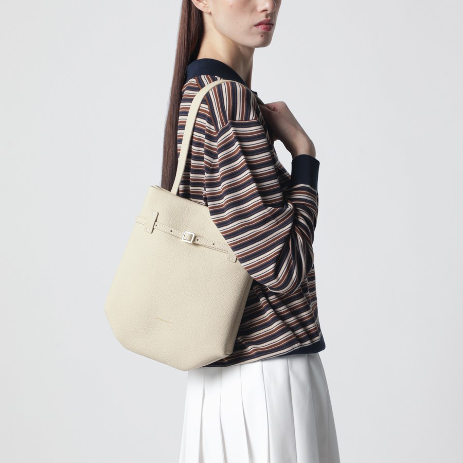 Mini Tote du Jour vanilla bag | The Double F