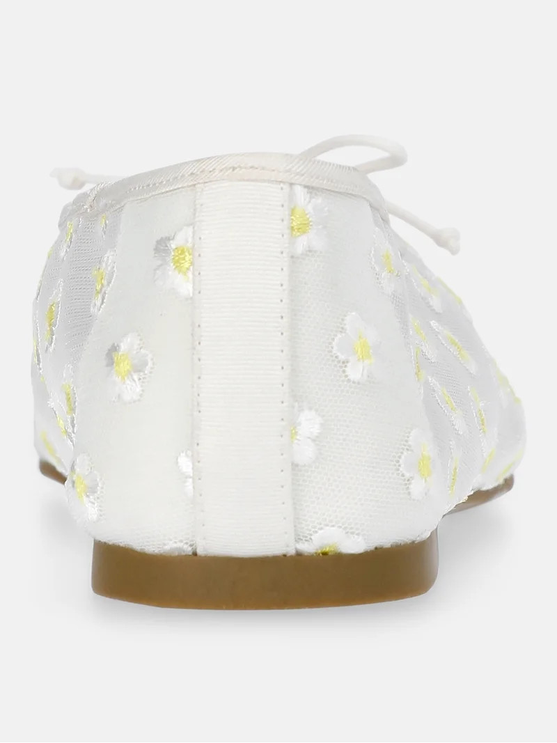 No Boundaries Women's Mesh Ballet Flats | Walmart (US)