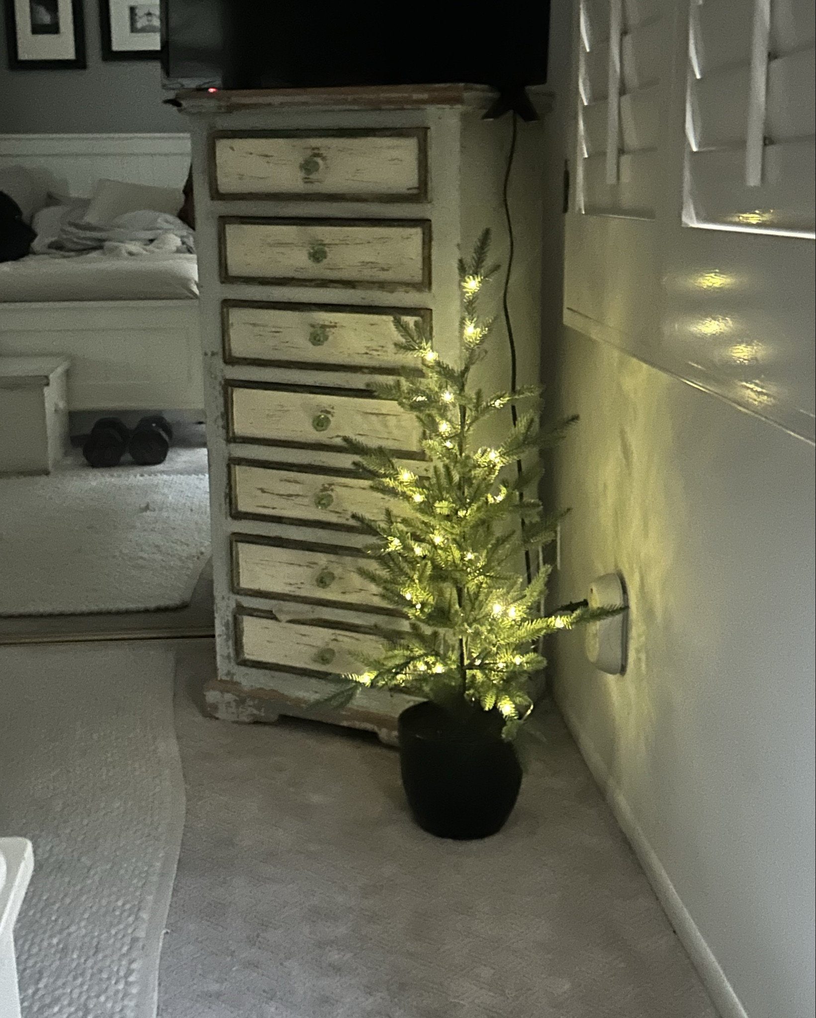 The perfect size tree to add a little Christmas in a small space. 🎄Love this for a bedroom or a front porch. 

#LTKHome #LTKFindsUnder50 #LTKSeasonal