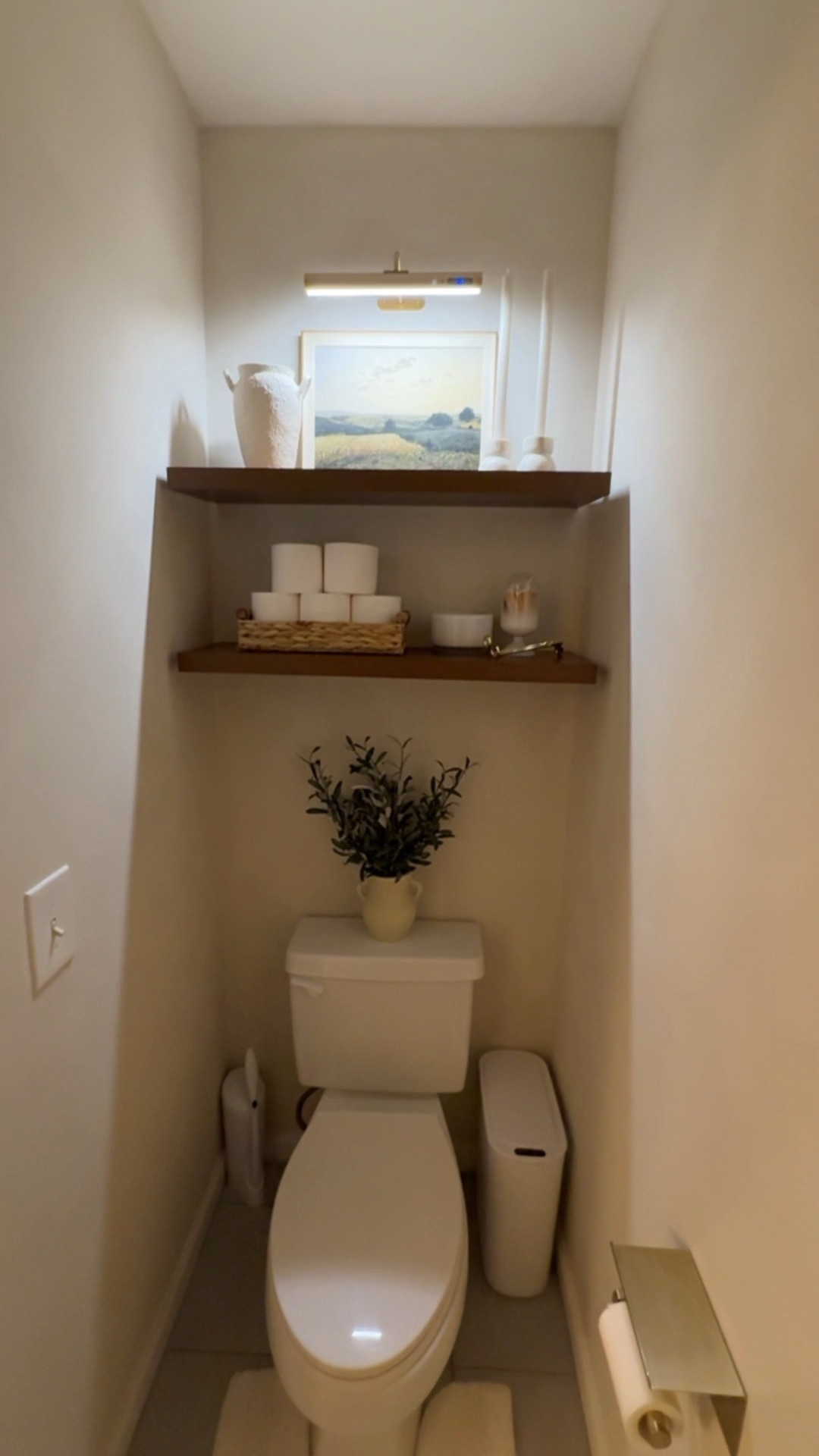 This motion activated picture light is JUST what this toilet closet needed for middle of the night bathroom trips

#LTKHome