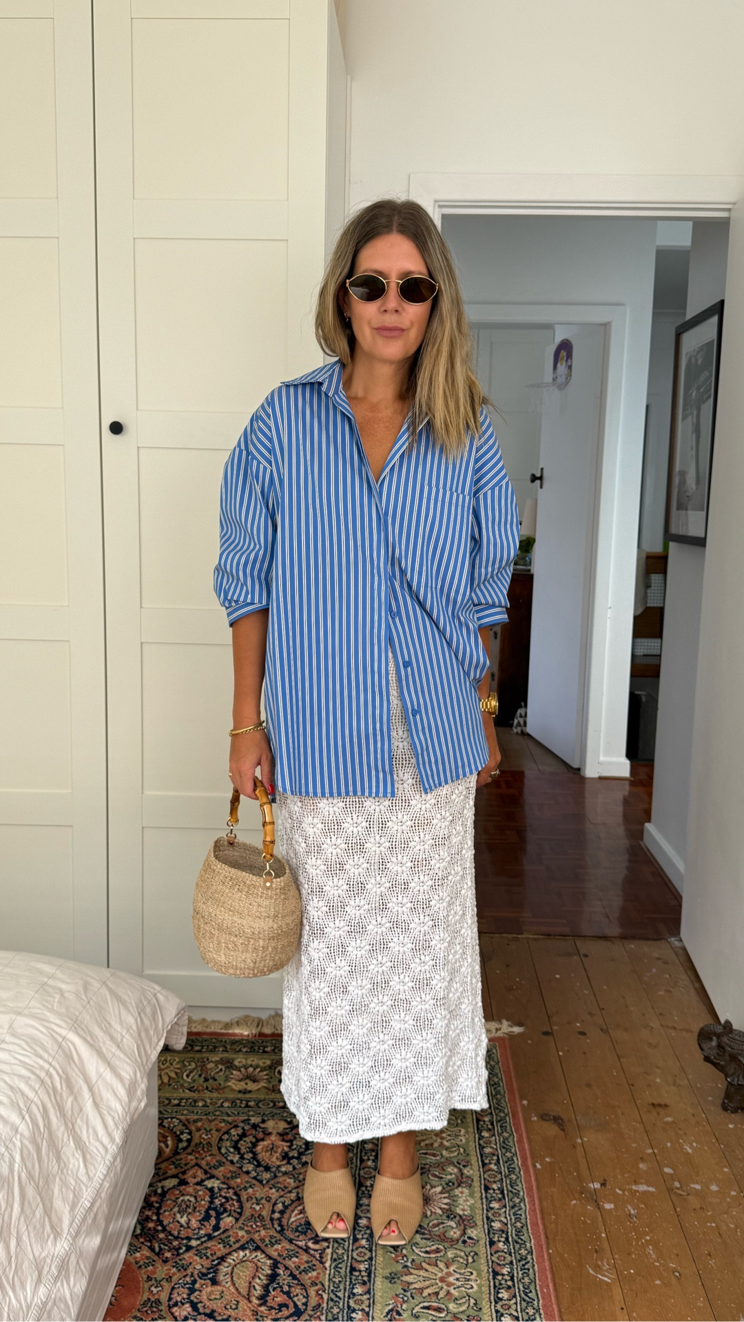 5 Days of Summer Style - Day 5

Finishing off the mini series strong in this fab DISSH combo. I mean an oversized shirt and crochet skirt scream summer. An easy look to dress up or down — the skirt and shirt worn open are perfect for beach days. 

Wearing an 8 in the shirt (downsize if you prefer a little slimmer) and 8 in the skirt. I can’t link my exact bag - it’s Seed - or I have linked some alternatives. X

#LTKaustralia #LTKstyletip #LTKsummer