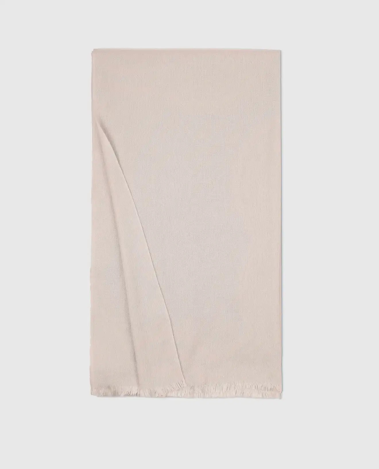 Featherweight Cashmere Silk Frayed Edge Scarf | Quince