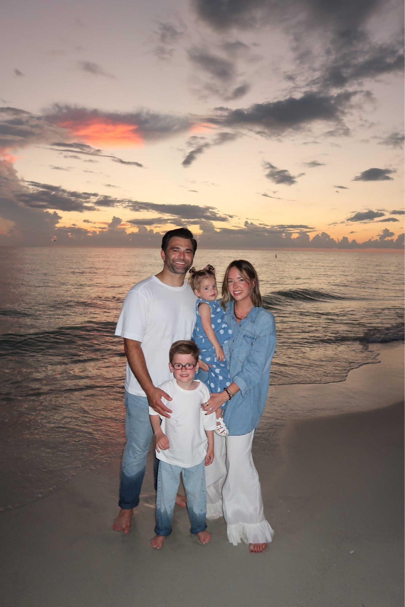 Second outfit for family photos on the island 💙💙 linking what I can!!

Denim and white, white tees, boys tee, Zara kids, polka dot toddler set, polka dot denim

#LTKootd #LTKKids #LTKSeasonal