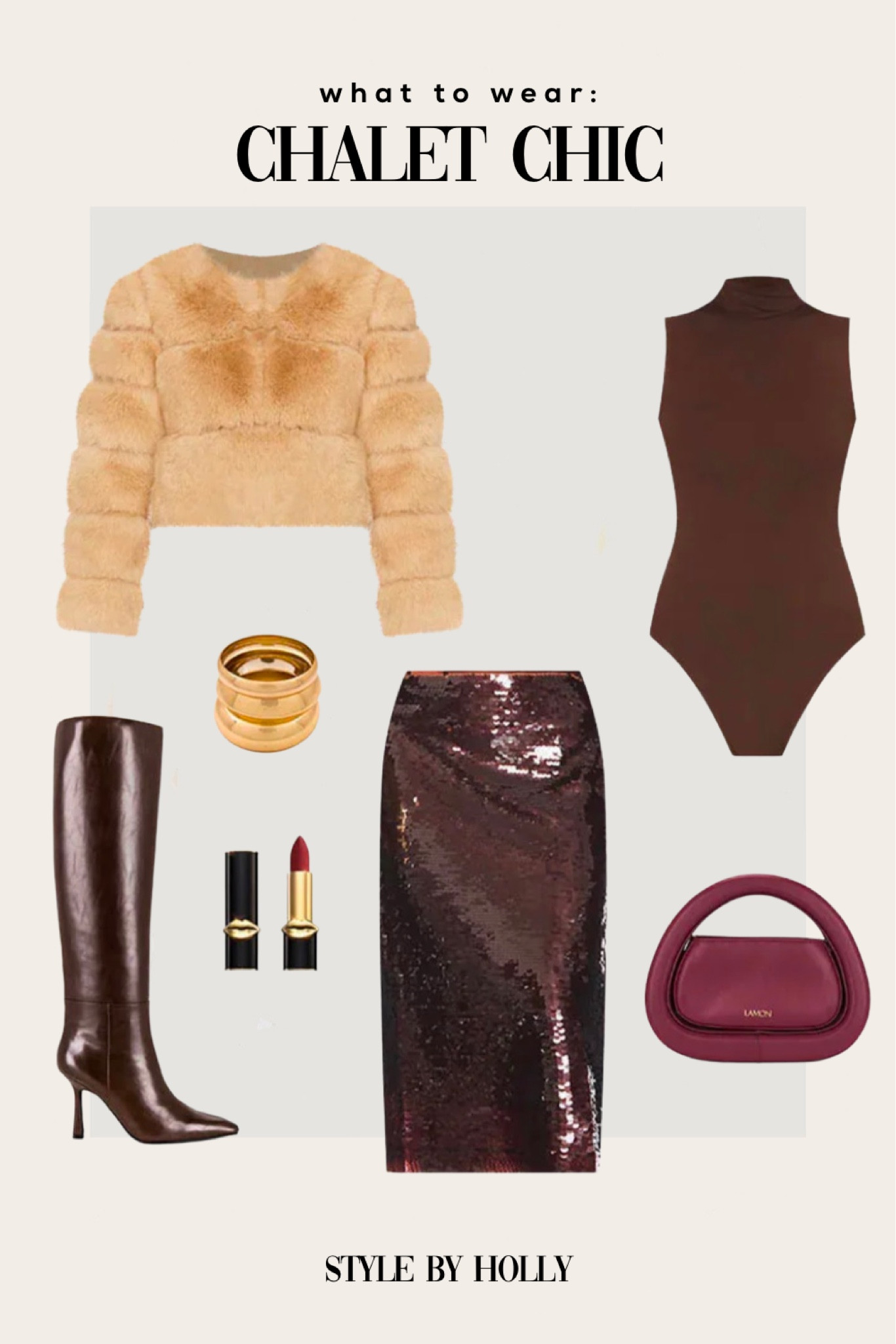 Date Night Outfit 
Valentine’s Day Outfit 
Chalet Chic Dinner Date Look
Line & Dot Faux Fur Coat
Wolford Bodysuit 
ASTR The Label Brown Sequin Skirt
Jeffrey Campbell Brown Leather Knee High Boots 
Heaven Mayhem Earrings 
Leslie Amon Bag

#LTKItBag #LTKStyleTip #LTKSeasonal