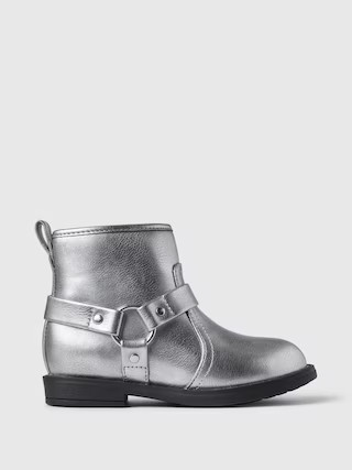 Toddler Metallic Moto Boots | Gap (US)