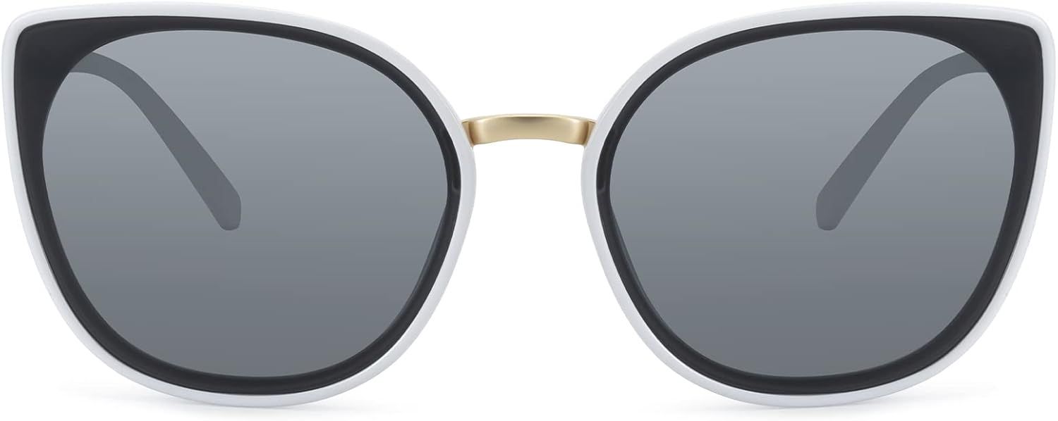 Dollger Cat Eyes Sunglasses for Women, Oversized Fashion Vintage Eyewear Sun Glasses UV400 Protec... | Amazon (US)
