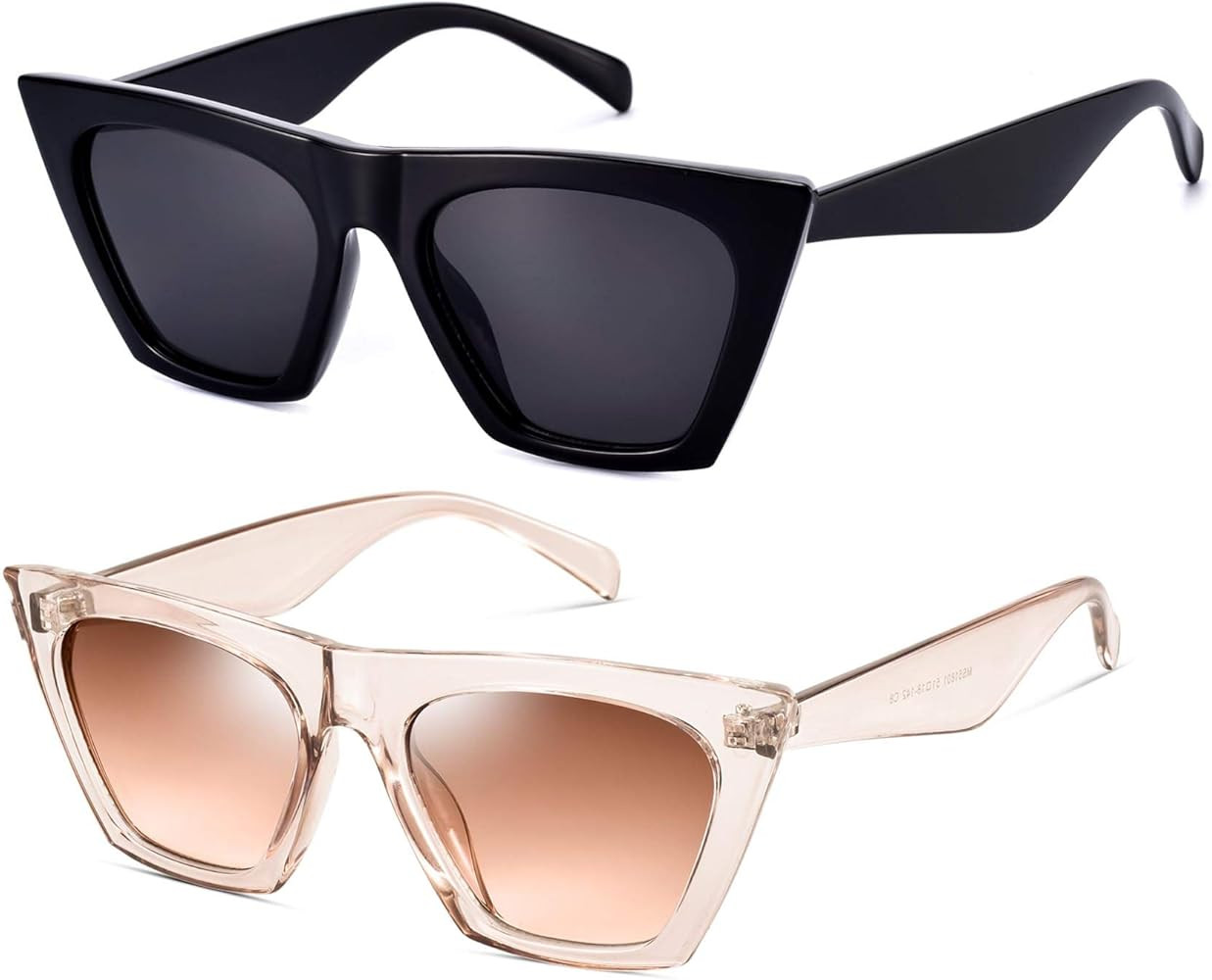 mosanana Square Cateye Sunglasses for Women Fashion Trendy Style MS51801 | Amazon (CA)