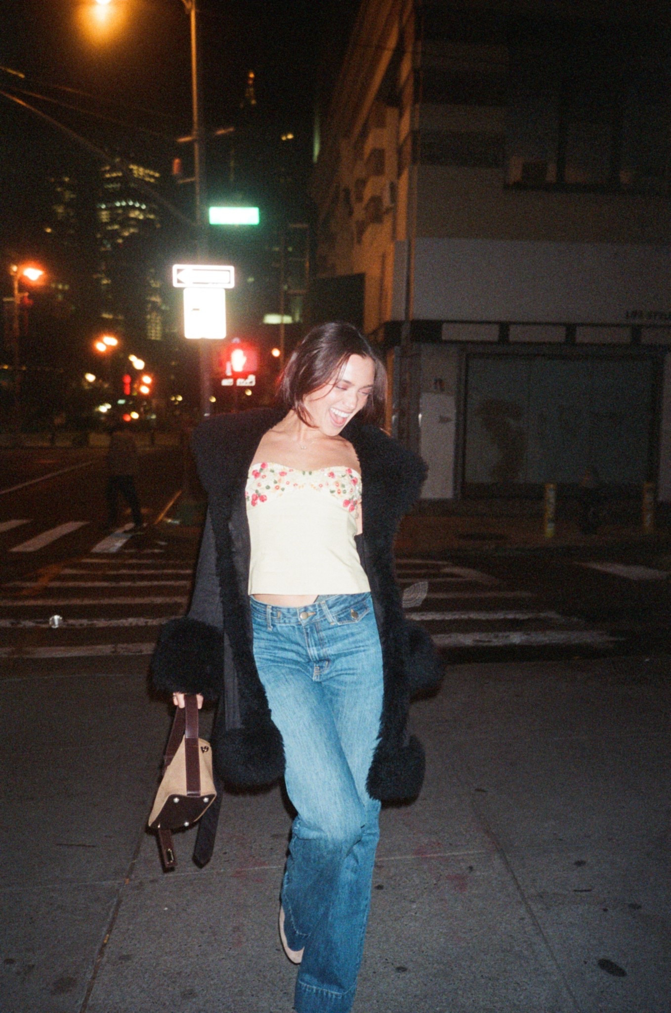 One of my favorite outfits everrrr!! Jeans are from Zara, jacket is charlotte simone, top is orseund iris, bag is revolve!!! Nothing linked is exact except for the bag but all inspo :,)