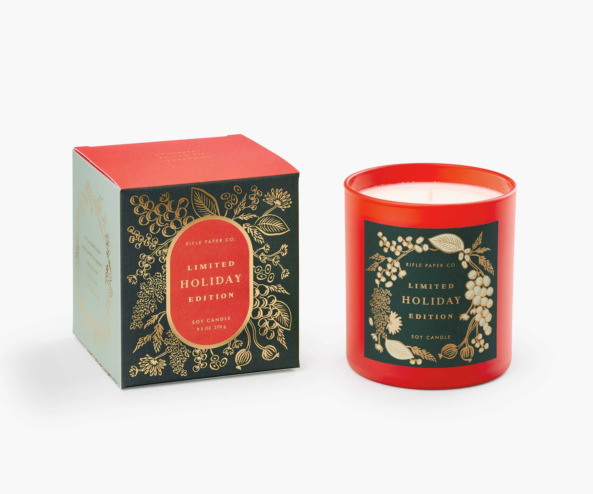 9.5 oz Candle - Holiday | Rifle Paper Co.