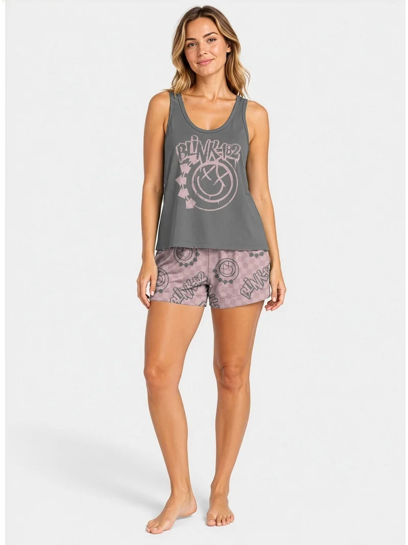 LIC Ladies Blink 182 2pc pajama set, Sizes XS-3XL | Walmart (US)