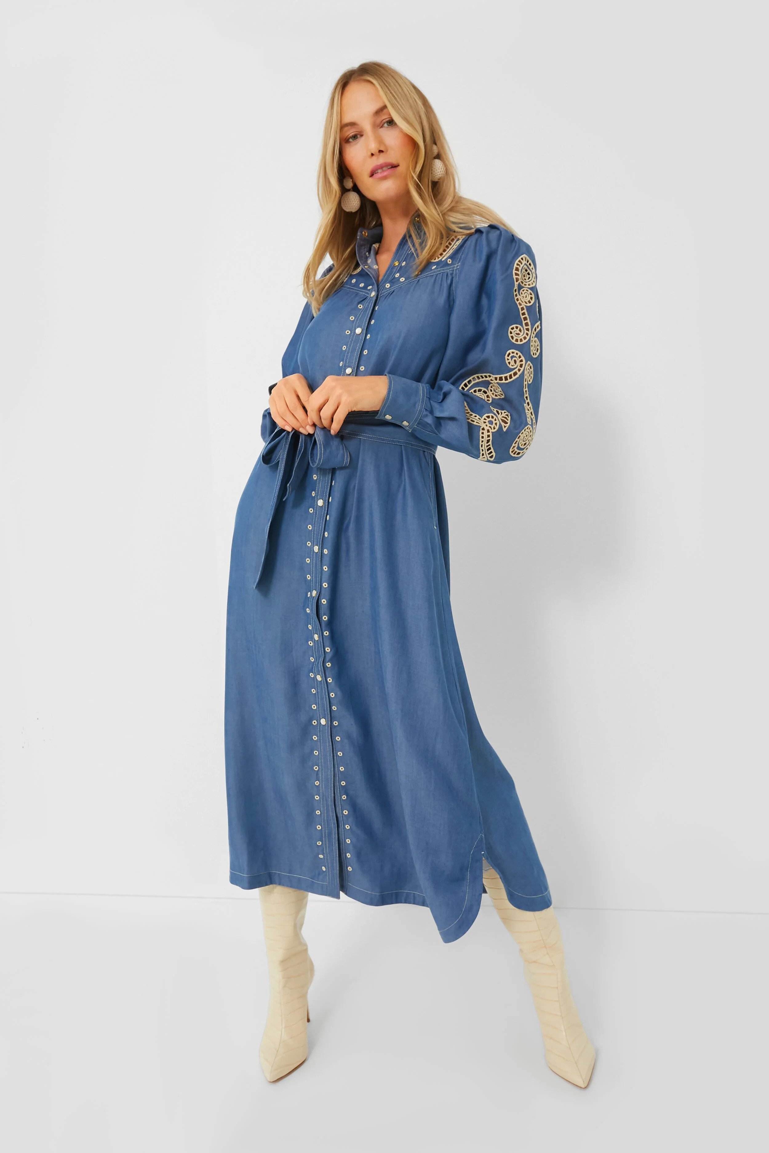 Denim Luna Dress | Tuckernuck (US)