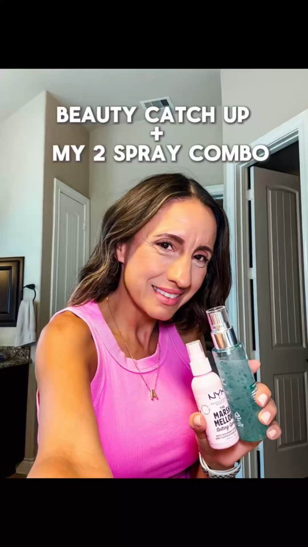 Hi! 👋🏻 A quick little chat before I head out for errands. 💕

I’m sharing a few beauty favorites I’ve been reaching for lately — including the NYX Marshmellow Setting Spray, Anua PDRN, and Anua Azelaic Acid. The PDRN spray especially surprised me with how good it made my makeup look!

And because apparently I can’t chat without giving you the outfit details 😂
🩷 Old Navy pink tank — TTS
👖 Levi’s jeans — TTS
🌸 Refinery perfume
🩷 Pink YETI, obviously

Basically…a little beauty chat, a little outfit check, and a little catch-up before I start my day. Come hang out with me. 💕

#petitefashion #petitestyle #beautyfavorites #beautytalk #makeupfavorites #nyxcosmetics #anua #casualstyle #oldnavystyle #levisstyle

#LTKOver40 #LTKstorytime #LTKBeauty