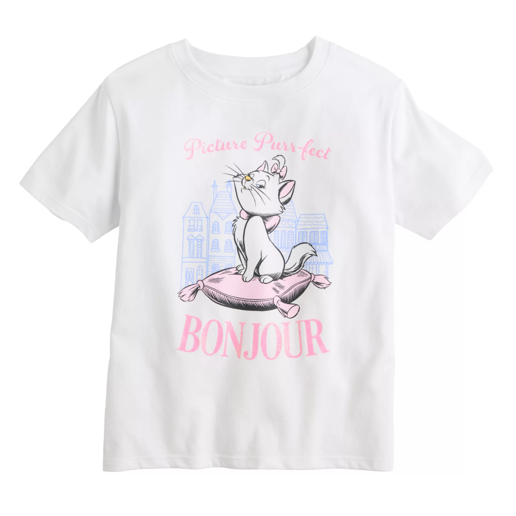 Disney's The Aristocats Girls 7-16 Marie Bonjour Graphic Tee | Kohl's