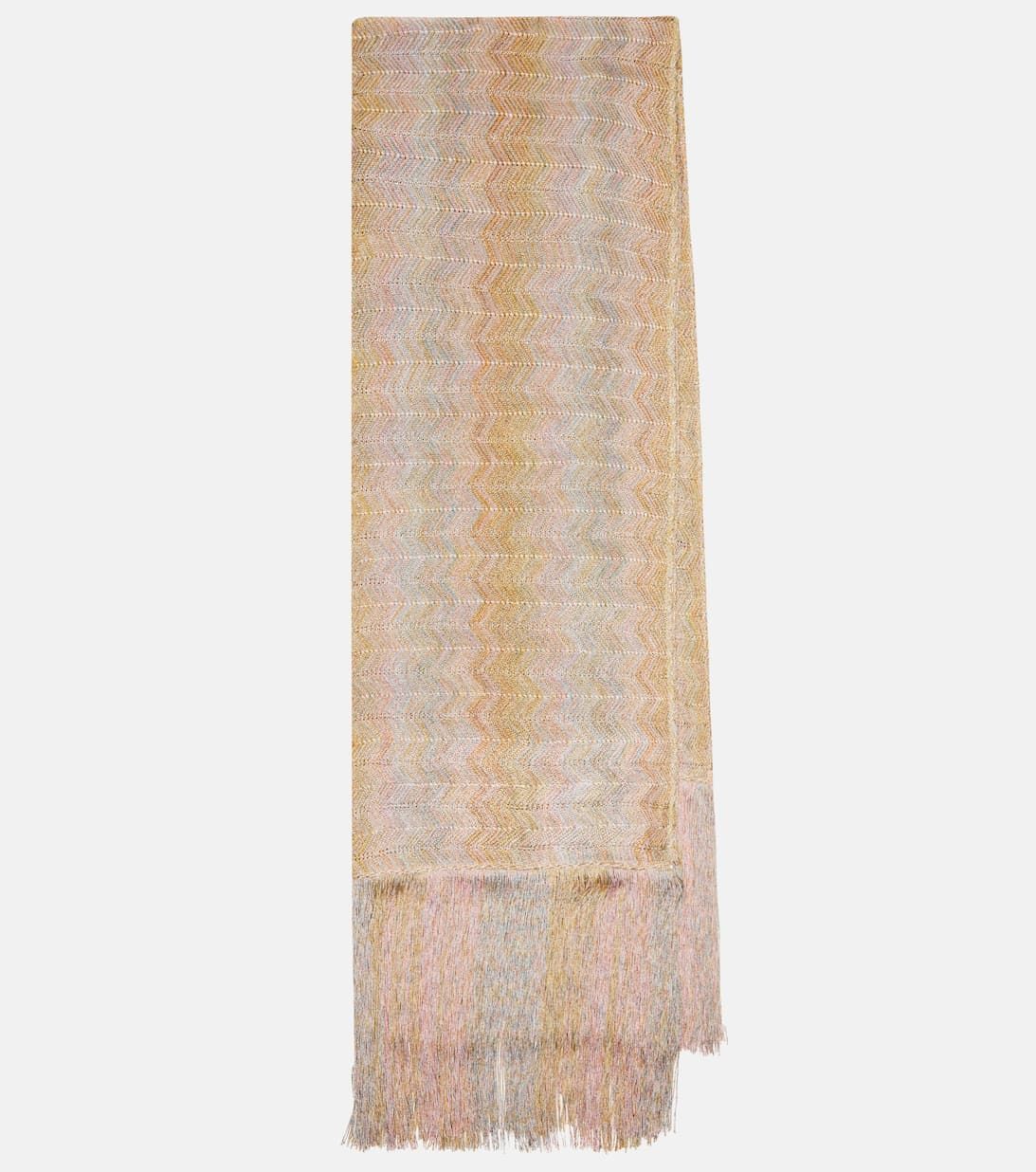 Zig-zag fringed knit scarf | Mytheresa (US/CA)