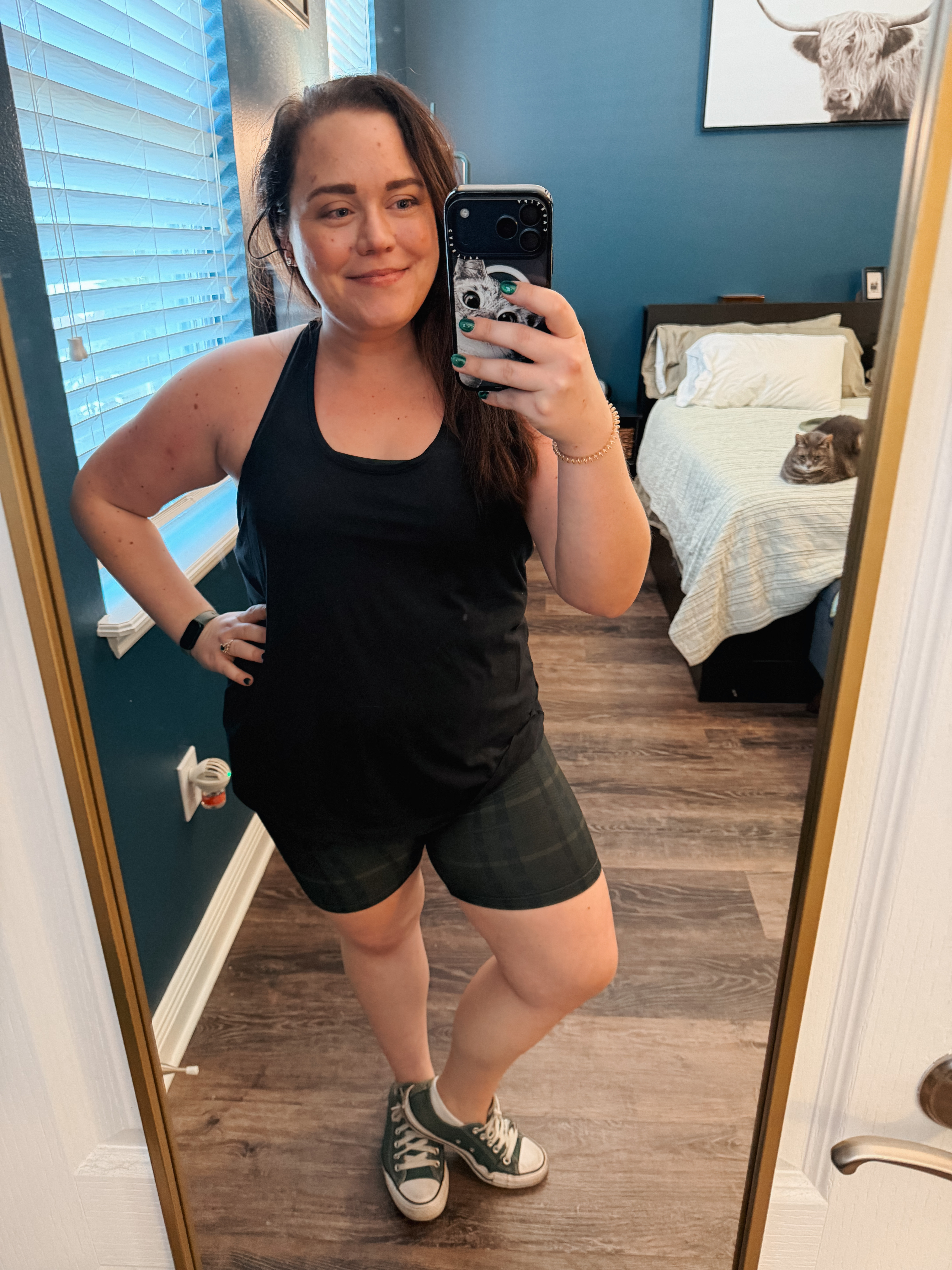 Gym clothes but make them tartan  

 #LTKHoliday #LTKootd #LTKActive