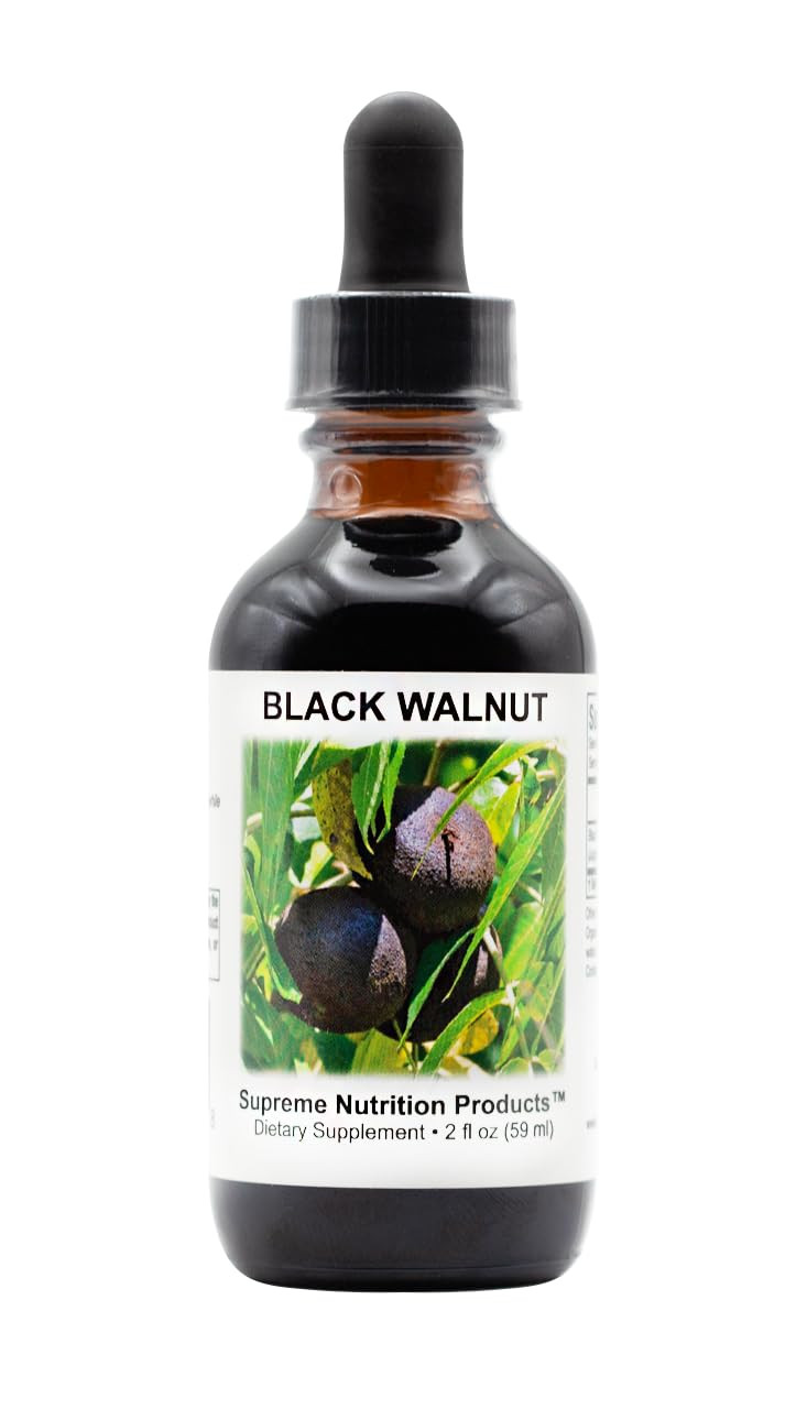 Supreme Nutrition Black Walnut Tincture, 2 fl oz | 59 Servings | Amazon (US)