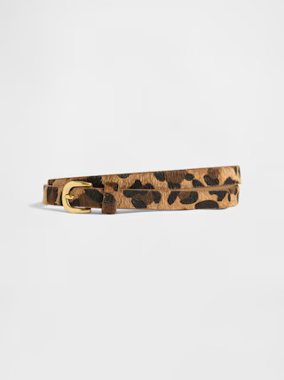 Skinny Vegan-Leather Print Belt | Gap Factory
