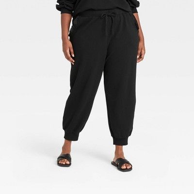 Women's Regular Fit Ruffle Detail Jogger Sweatpants - Who What Wear™ | Target