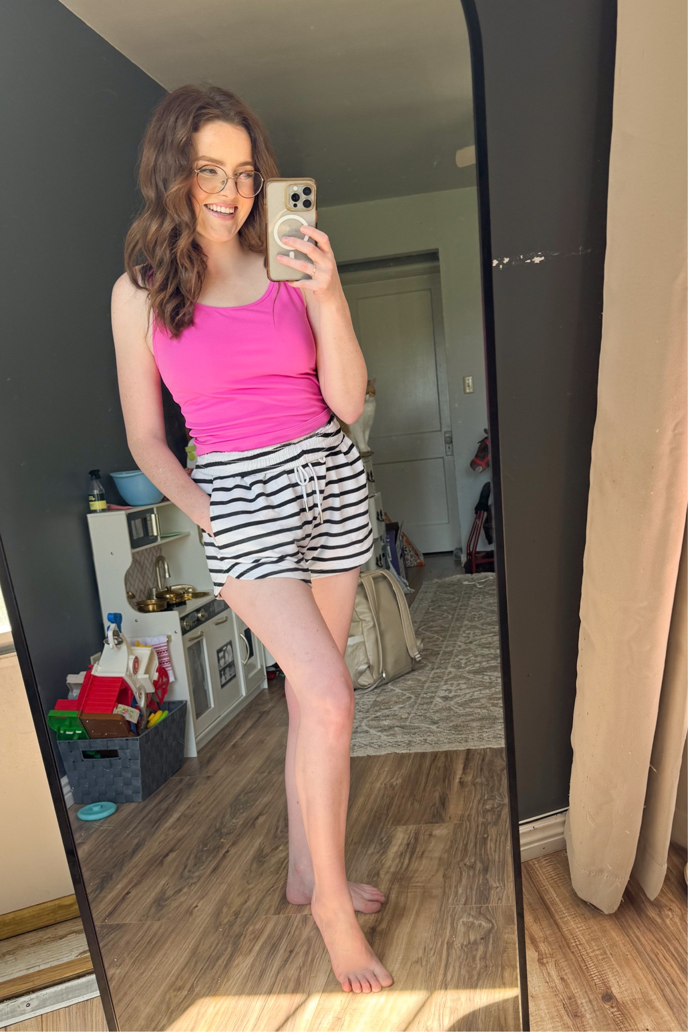 Spring Outfit, Sunday edition! I’m living in tank tops and cozy shorts! 

#LTKootd #LTKU #LTKActive