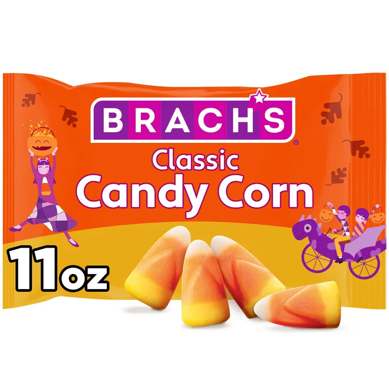 Brach's Classic Candy Corn, Halloween Candy, Classic Fall Treats, 11 Ounce Bag | Walmart (US)