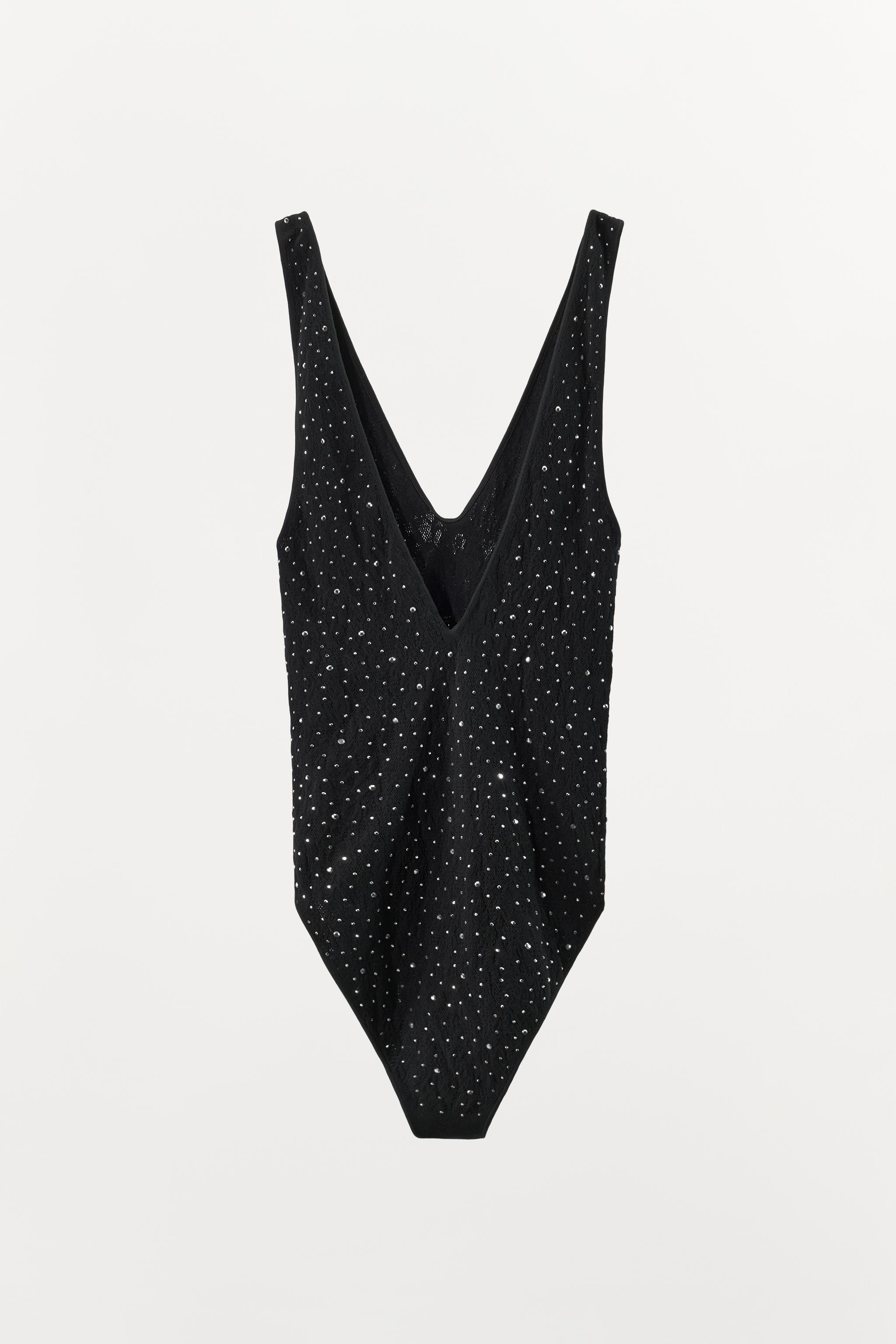 SEAMLESS SPARKLE LACE BODYSUIT | Zara US