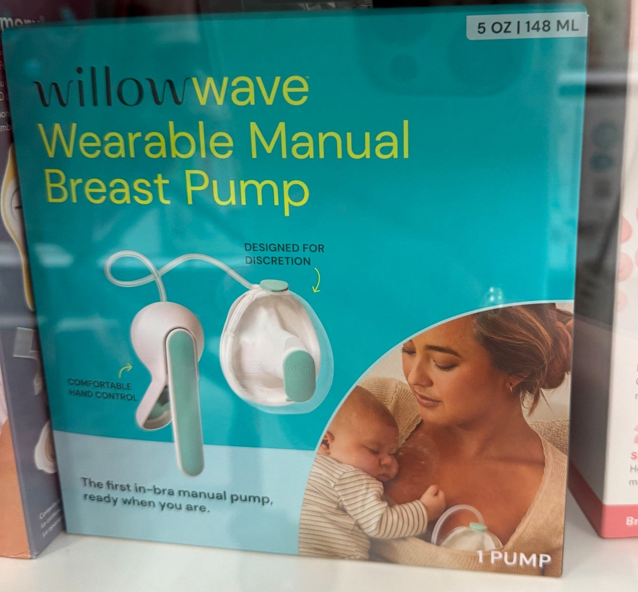 Okay mamas who have used this please share your experience!! It looks so convenient and I love that it’s able to be used in your bra!! Total game changer. Drop your thoughts below 👇🏼 #breastpump #breastfeeding #breastfed 