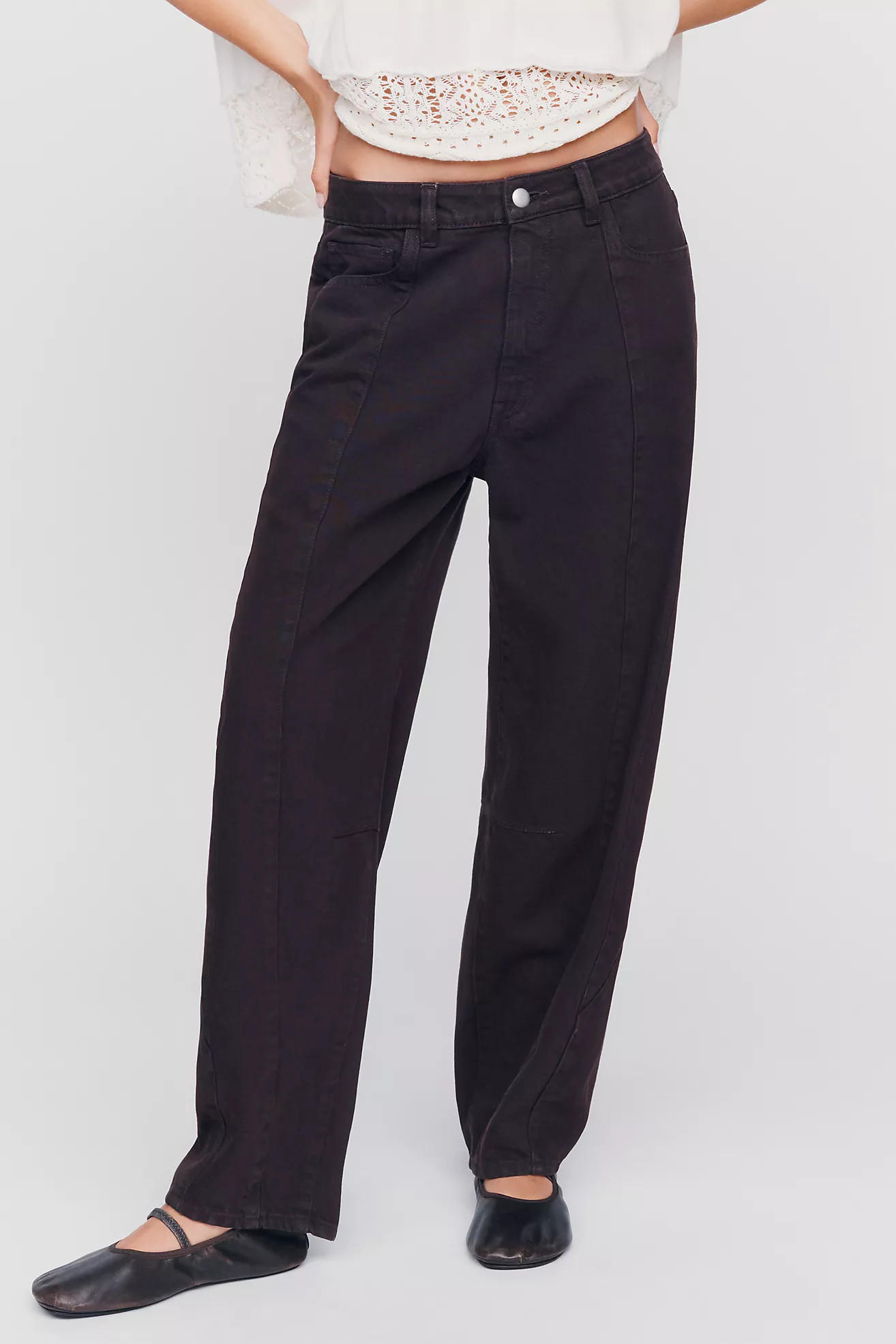 DL1961 Miro High-Rise Barrel Jeans | Anthropologie (US)