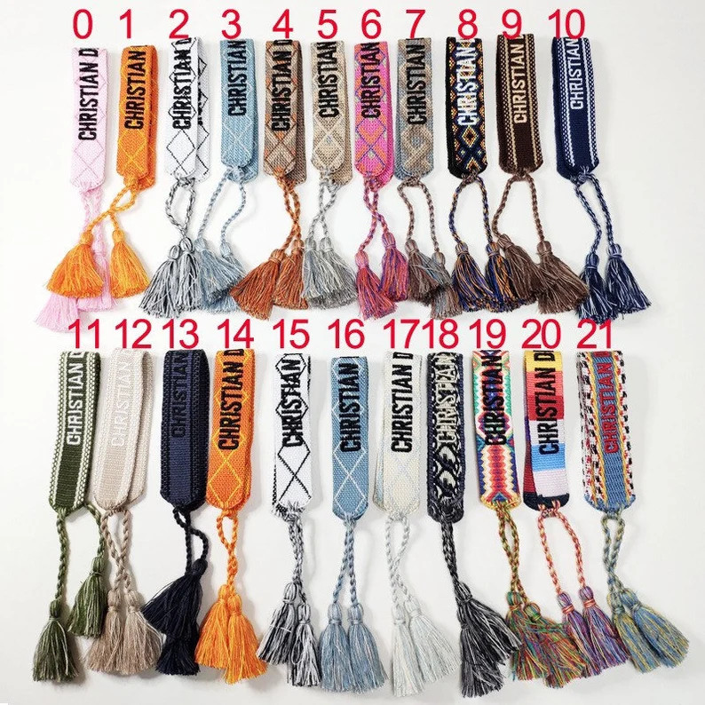 Woven Cotton Friendship Bracelet,Threaded bracelet,Fashion Embroidery Bracelet, Trendy Designer I... | Etsy (US)