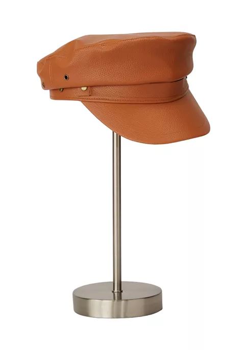 Vegan Leather Cabbie Hat | Belk