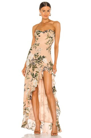 Amanda Uprichard X REVOLVE Eden Gown in Juniper Floral from Revolve.com | Revolve Clothing (Global)