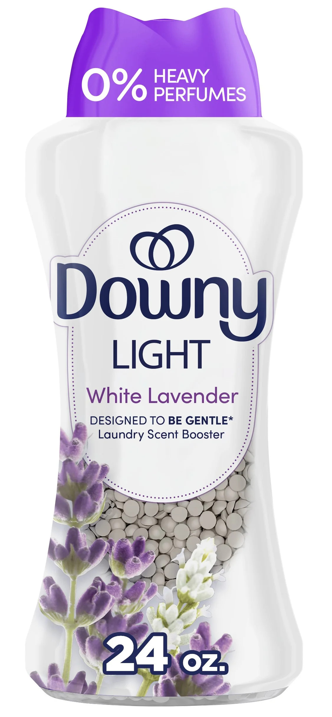 Downy Light Laundry Scent Booster Beads for Washer, White Lavender, 24 oz, with No Heavy Perfumes | Walmart (US)