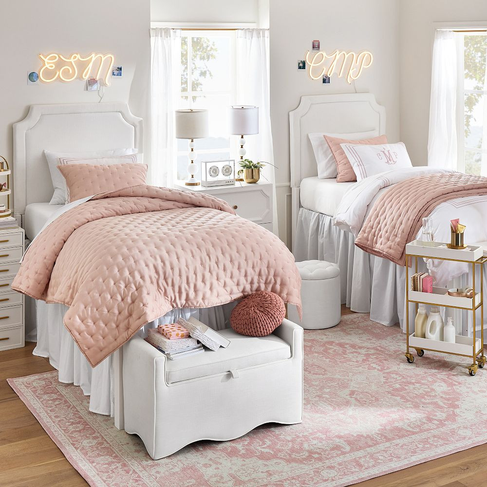 Decorator Vaulted Bedskirt | Pottery Barn Teen