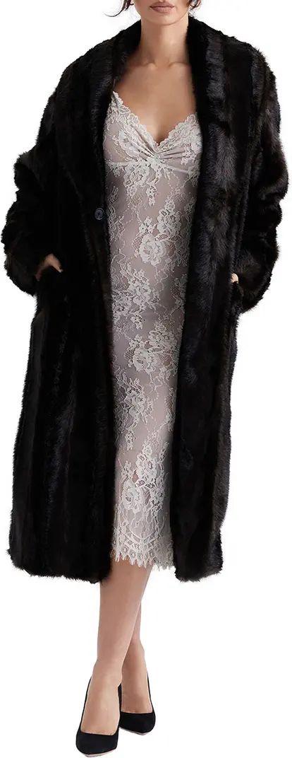 Callie Long Faux Fur Coat | Nordstrom