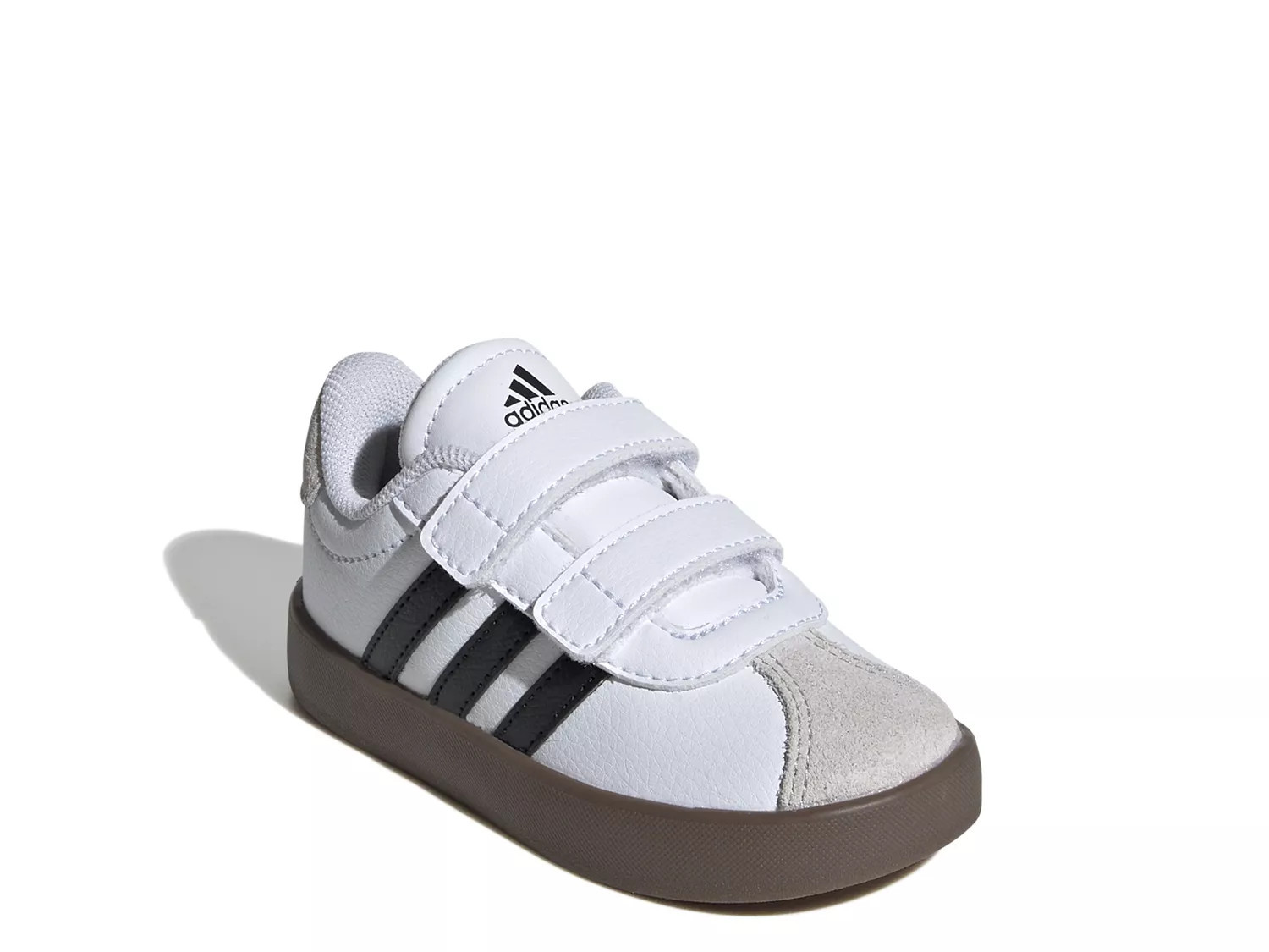 adidas VL Court 3.0 Sneaker Kids' | Boys | Girl's | White/Black | Size 10 Toddler | Sneakers | DSW