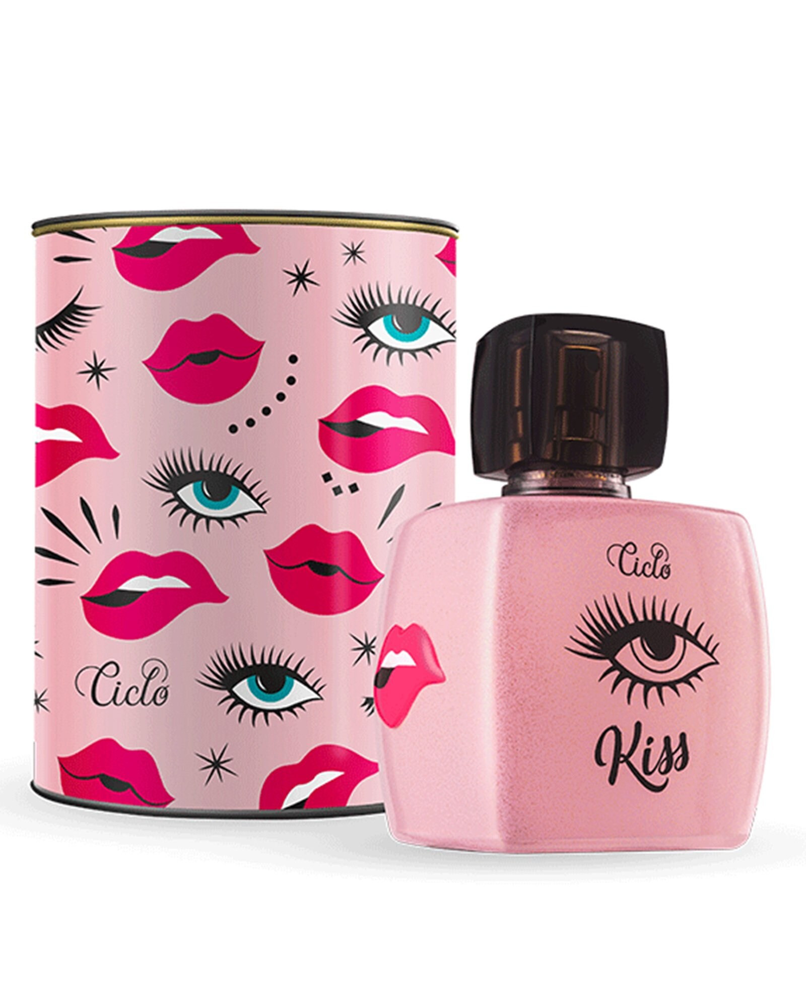 Deo colônia feminina Kiss 100ml + lata | Ciclo | Riachuelo (BR)
