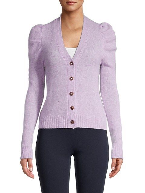 Saks Fifth Avenue Puff-Sleeve Cashmere Cardigan on SALE | Saks OFF 5TH | Saks Fifth Avenue OFF 5TH
