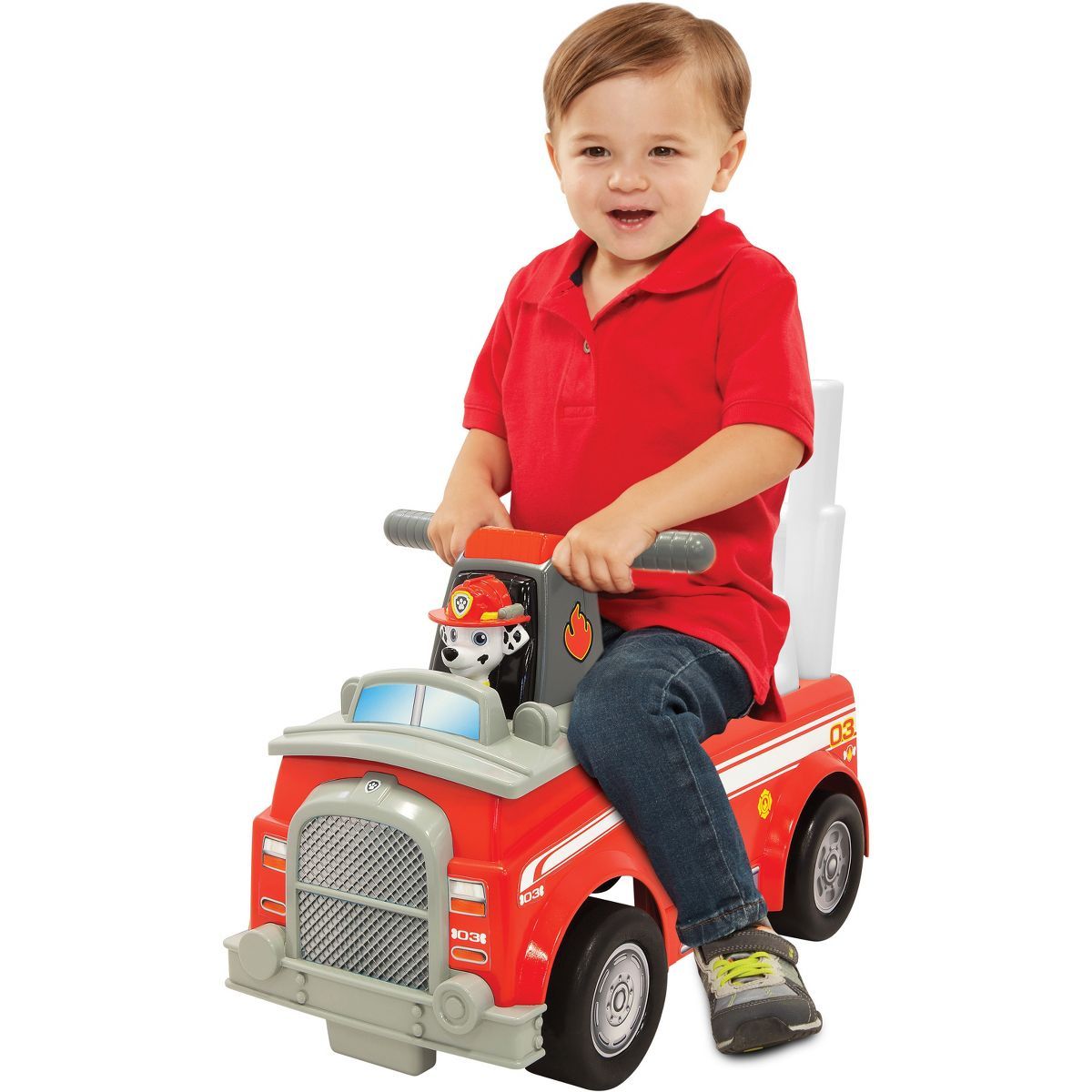 Nick Jr. Paw Patrol Marshall Fire Truck Kids' Ride-On with Lights, Sounds, Storage and Walking Ba... | Target