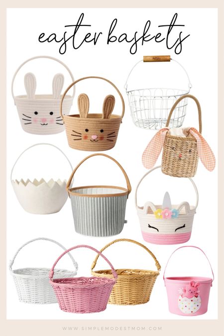 beautiful and super cute easter baskets for toddlers

#LTKSeasonal #LTKfindsunder50 #LTKkids