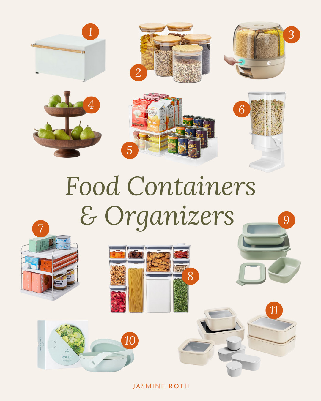 Kitchen Food Containers & Organizers 

 #LTKU #LTKHome #LTKFindsUnder50
